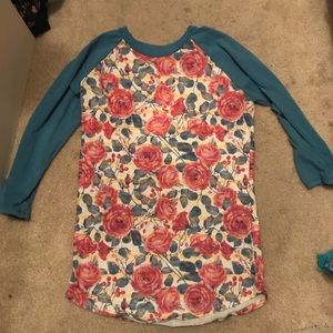 EUC Lularoe XS floral Randy